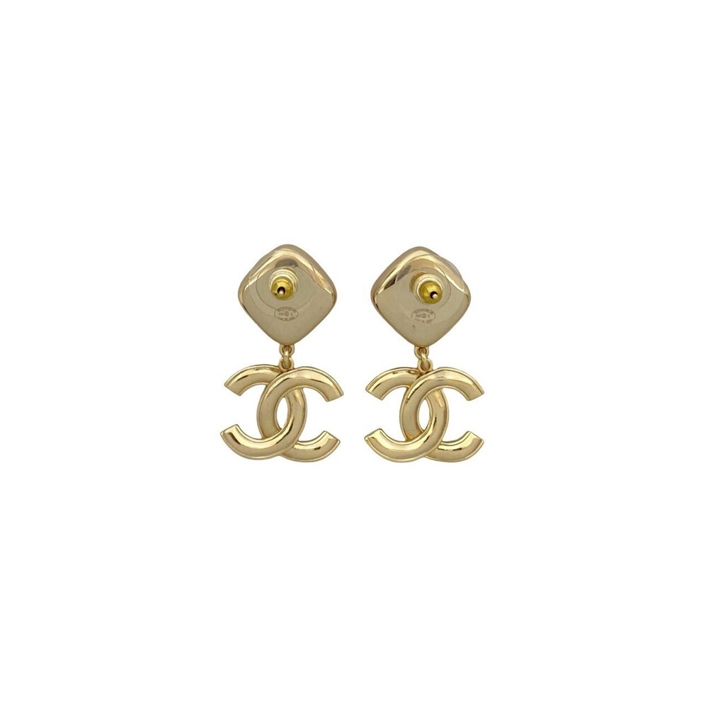 CHANEL Authentic Pink Logo Earrings - Picture 6 of 6
